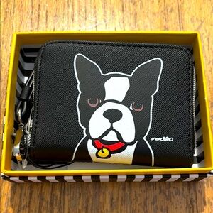 NIB Marc Tetro Boston Terrier small Wallet